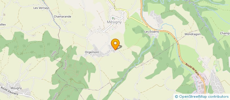 localisation de l'entreprise METS Y D'LA COULEUR à MESIGNY
