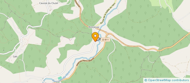 localisation de l'entreprise METS-Y TES FRIPES !  LABASTIDE-DU-VERT