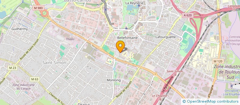 localisation de l'entreprise METSA CONSTRUCTION à TOULOUSE