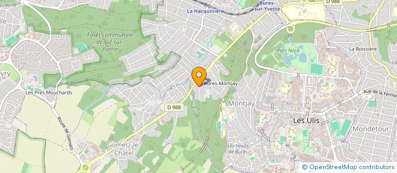 localisation de l'entreprise METTA à BURES-SUR-YVETTE