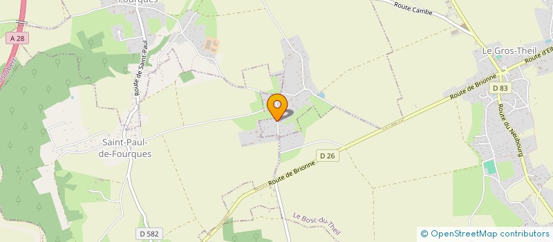 localisation de l'entreprise METTAIS  SAINT-ELOI-DE-FOURQUES