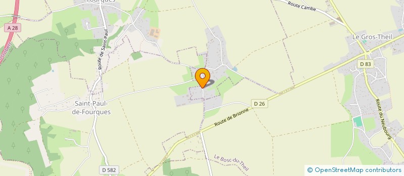 localisation de l'entreprise METTAIS T.P  SAINT-ELOI-DE-FOURQUES