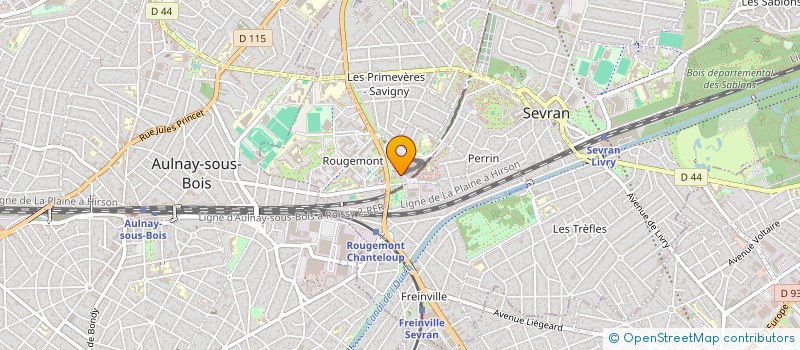localisation de l'entreprise METTAUD  VILLEMOMBLE