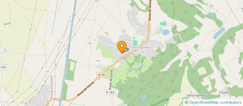 localisation de l'entreprise METTEM BRAY  CHAMAGNIEU