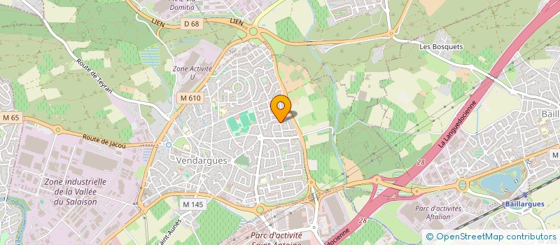 localisation de l'entreprise METUNE à VENDARGUES