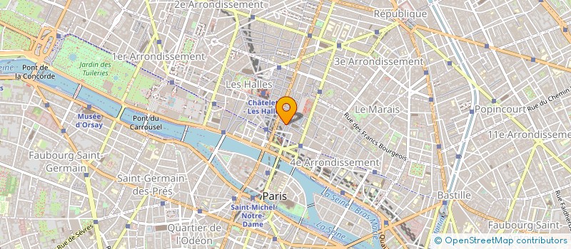 localisation de l'entreprise METYOS à PARIS