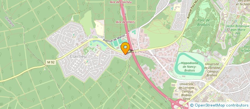 localisation de l'entreprise METYS  VILLERS-LES-NANCY