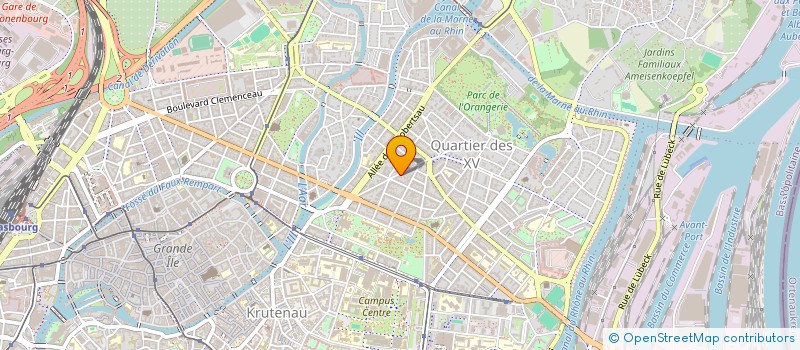localisation de l'entreprise METZ CONNECT FRANCE à STRASBOURG