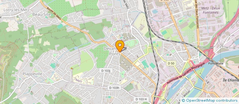 localisation de l'entreprise METZ COURTAGE ASSURANCES  METZ