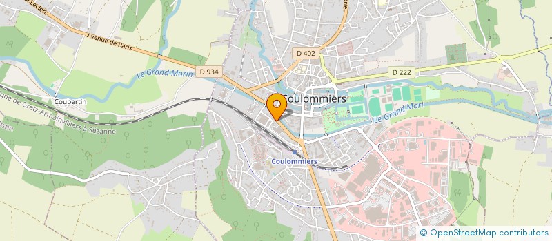 localisation de l'entreprise METZ DIFFUSION à COULOMMIERS