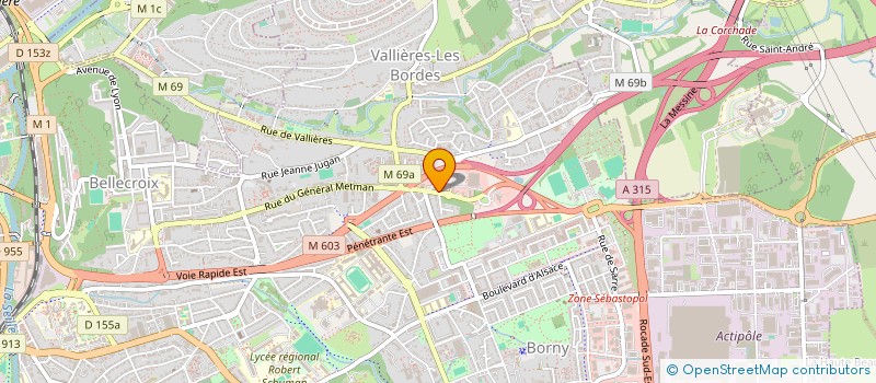 localisation de l'entreprise METZ EVASION  METZ