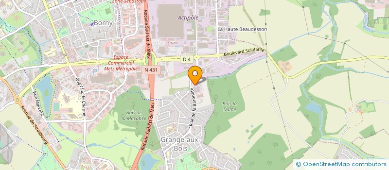 localisation de l'entreprise METZ HANDISPORT  METZ