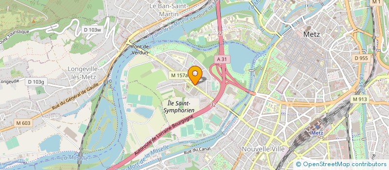 localisation de l'entreprise METZ MARATHON  LONGEVILLE-LES-METZ