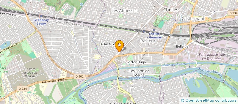 localisation de l'entreprise METZ MULTI SERVICES  CHELLES