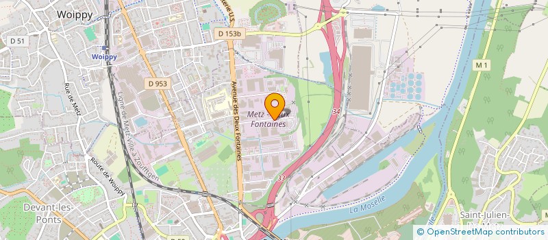 localisation de l'entreprise METZ MULTISERVICE  METZ