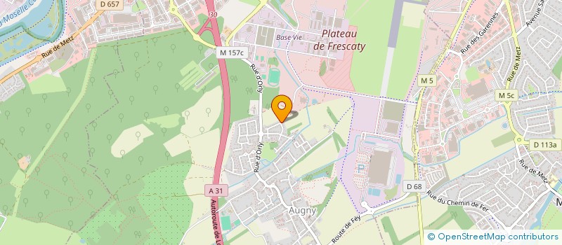 localisation de l'entreprise METZ SALON EXPANSION  AUGNY