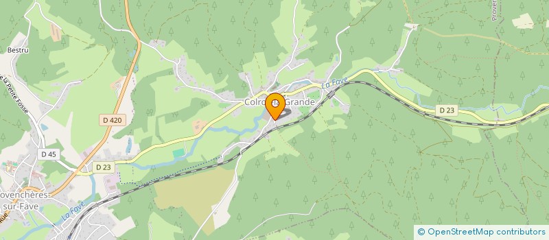 localisation de l'entreprise METZ SEBASTIEN ET SANDRINE  PROVENCHERES-ET-COLROY