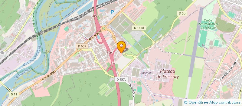 localisation de l'entreprise METZ SIGNALETIQUE  AUGNY