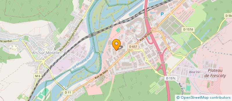 localisation de l'entreprise METZ SPORT CLUB  MOULINS-LES-METZ