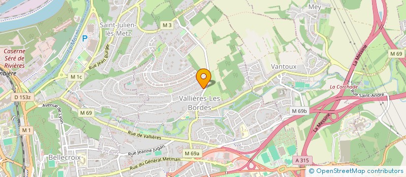 localisation de l'entreprise METZ VOLLEY-BALL  LONGEVILLE-LES-METZ