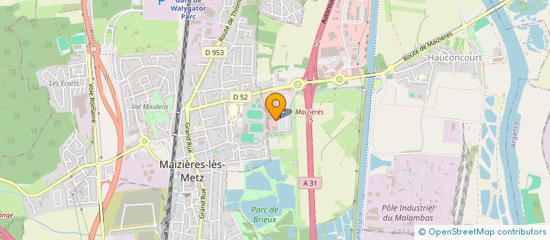 localisation de l'entreprise METZDIS à HAUCONCOURT