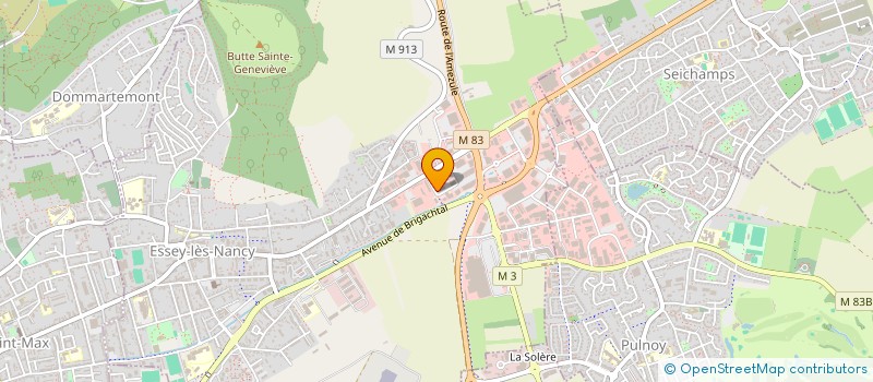 localisation de l'entreprise METZGER DISTRIBUTION à ESSEY-LES-NANCY