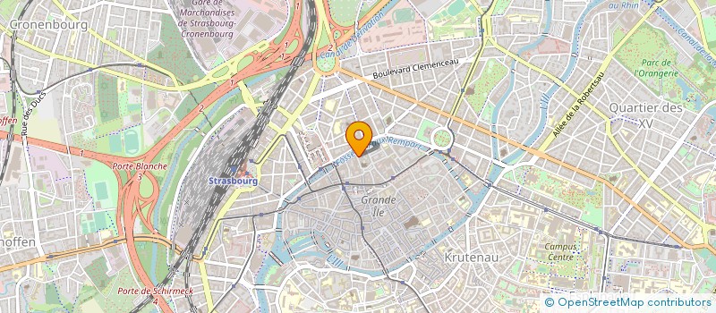localisation de l'entreprise METZGER F ET MUSCHEL J à STRASBOURG