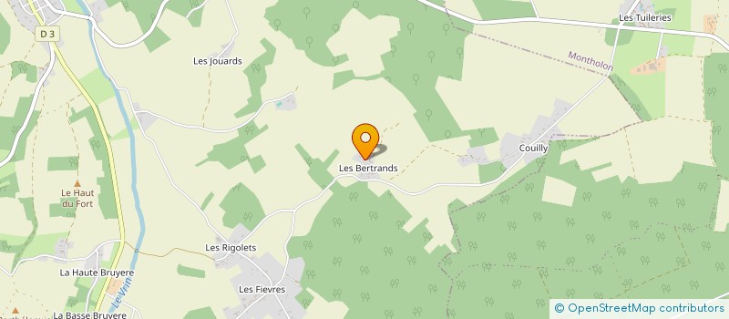 localisation de l'entreprise METZGER INDIVISION  LA FERTE-LOUPIERE