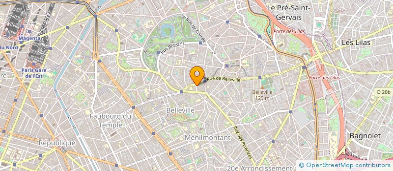 localisation de l'entreprise METZGER SA  PARIS