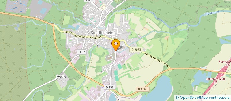 localisation de l'entreprise METZLER  SOUFFLENHEIM