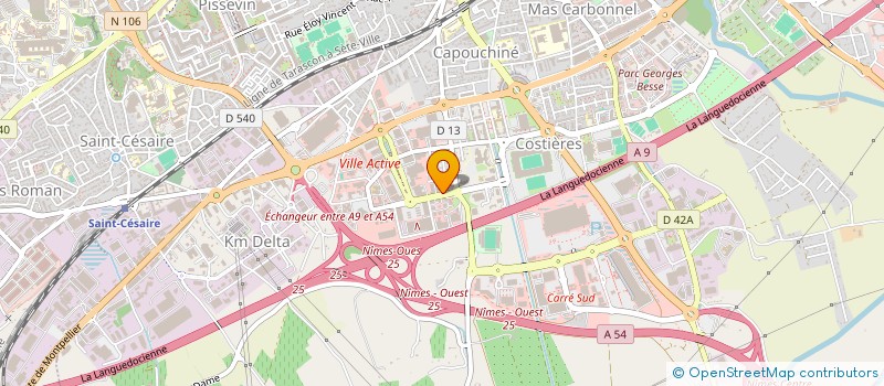 localisation de l'entreprise METZLER OPTIQUE FRANCE à NIMES