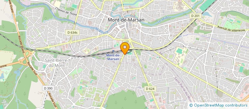 localisation de l'entreprise MEUBLE  MONT-DE-MARSAN