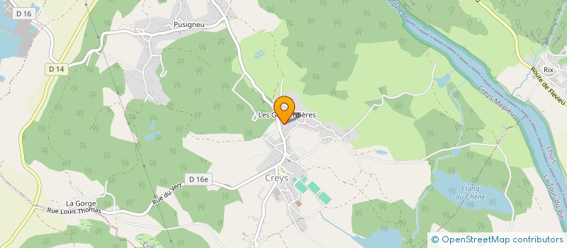 localisation de l'entreprise MEUBLE BELLEROPHON  CREYS-MEPIEU