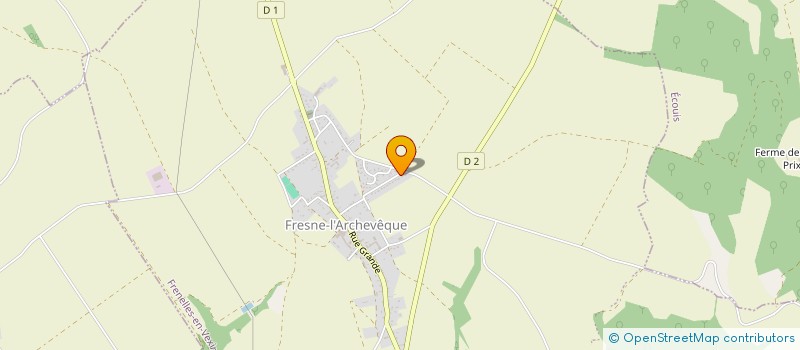 localisation de l'entreprise MEUBLE D'EAU  FRENELLES-EN-VEXIN