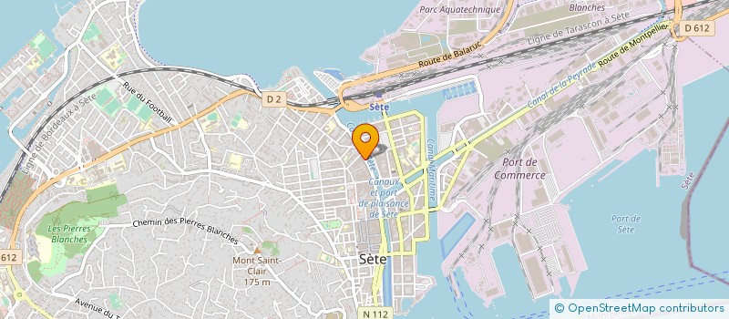 localisation de l'entreprise MEUBLE D'OC à SETE