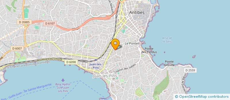 localisation de l'entreprise MEUBLE LE CLOS JOLI  ANTIBES