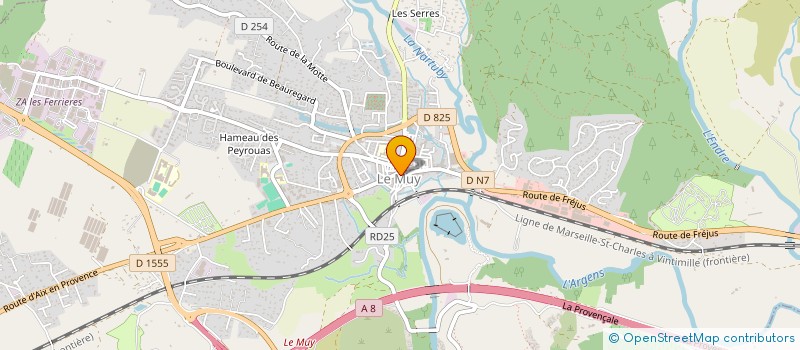 localisation de l'entreprise MEUBLE LOW COST à LE MUY
