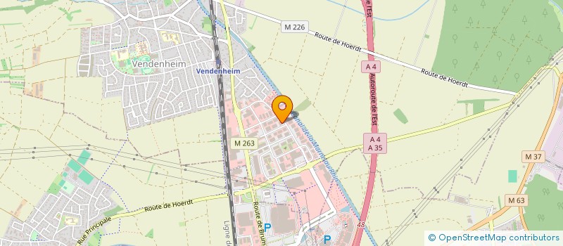 localisation de l'entreprise MEUBLE PRIVE STRASBOURG à VENDENHEIM