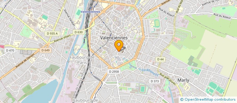 localisation de l'entreprise MEUBLE RDV GAUCHE 41BIS DELSAUX à VALENCIENNES