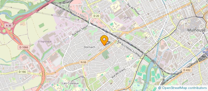 localisation de l'entreprise MEUBLEMEUBLAND à MULHOUSE