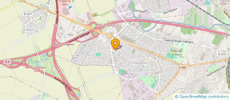 localisation de l'entreprise MEUBLES 02  TINQUEUX