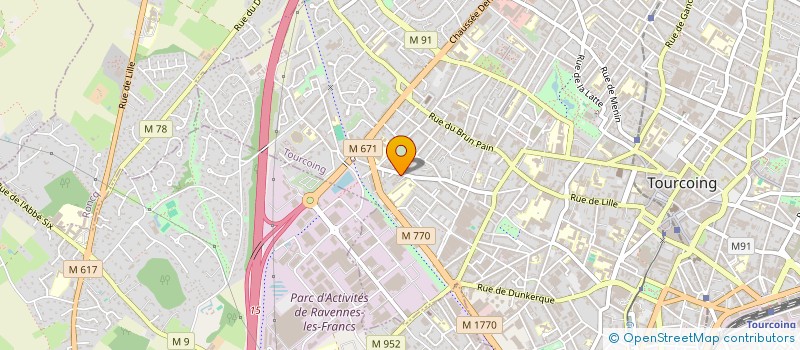 localisation de l'entreprise MEUBLES A NOTRE REVE à TOURCOING