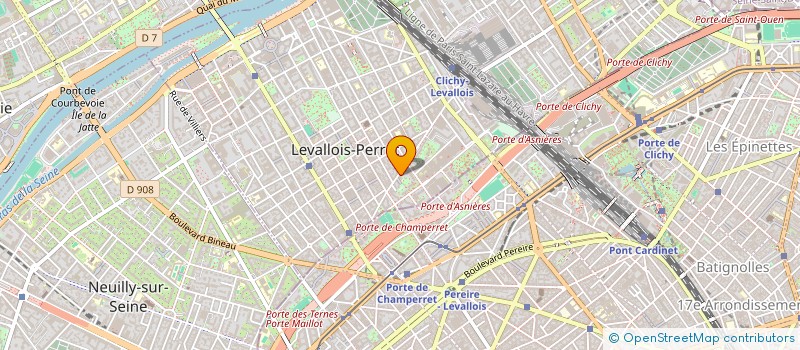 localisation de l'entreprise MEUBLES A PART à LEVALLOIS-PERRET