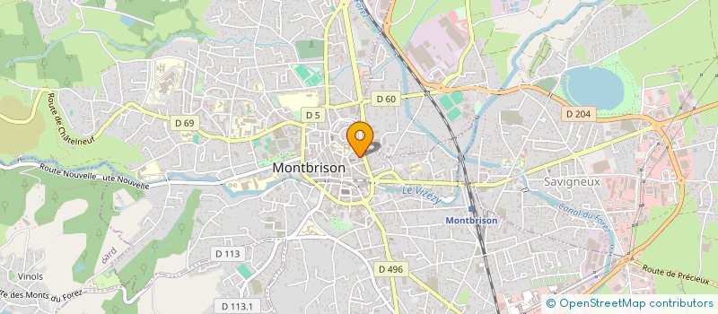 localisation de l'entreprise MEUBLES ANDRE GAY à MONTBRISON