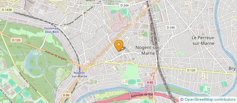 localisation de l'entreprise MEUBLES ARCADE  NOGENT-SUR-MARNE