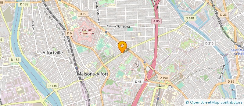 localisation de l'entreprise MEUBLES ARCI  MAISONS-ALFORT