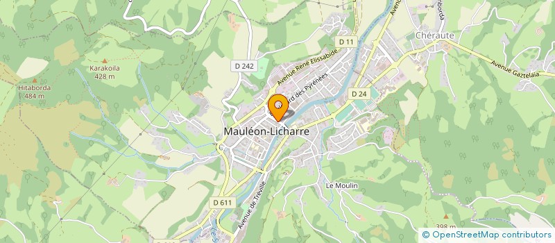localisation de l'entreprise MEUBLES ARTHAPIGNET à MAULEON-LICHARRE
