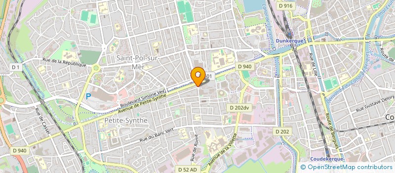 localisation de l'entreprise MEUBLES ATHENEE  DUNKERQUE