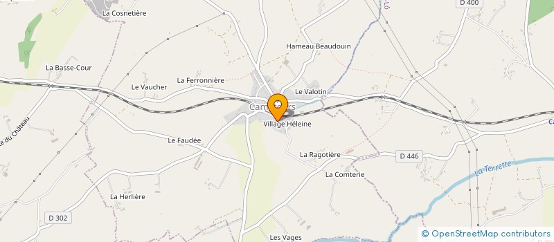 localisation de l'entreprise MEUBLES BARBET à CAMETOURS