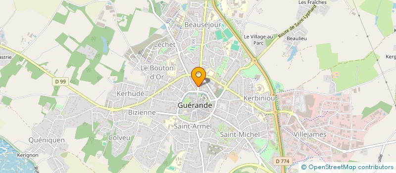localisation de l'entreprise MEUBLES BERNARDEAU à GUERANDE